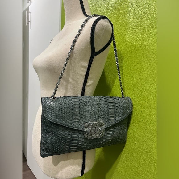 Chanel Python Flap Bag - Picture 13 of 13